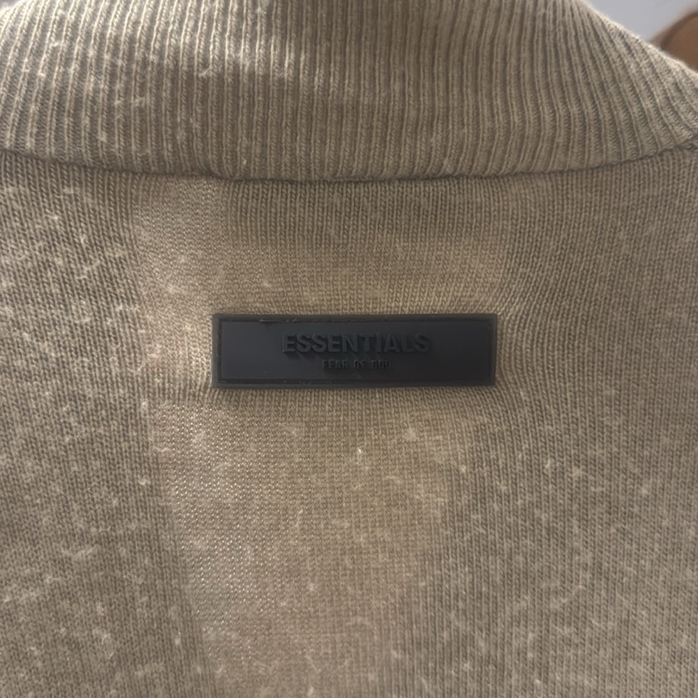 Essentials long cardigan zip up